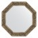 Mirror in the baguette frame, an old tree with weaving 70 mm, 58x58 cm