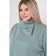 Female suit, size 68, green color
