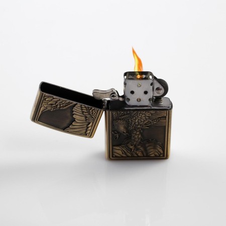 Gasoline lighter "Eagle in flight", 5.5 x 3.5 cm, mix-5