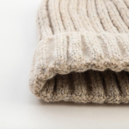 Women's hat minku with gateway, size 54-56, beige color-4