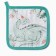 Set of kitchen. Dolyana "Fairytale Dragon": mittens 20x28 cm, severity 17x17 cm, 35% HL, 65% PE