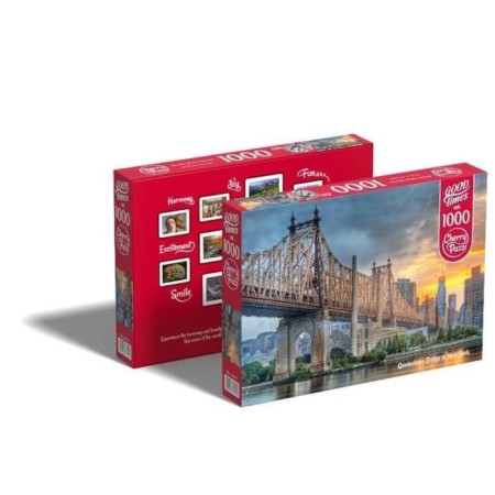 Puzzle "Bridge Kuinsboro in New York", 1000 elements