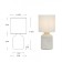 RIVOLI Sabrina 1he14, 40 watts ceramics white with a lampshade