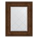 Mirror with engraving in the baguette frame, aged bronze with an ornament of 120 mm, 62x80 cm