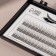 A set of overhead eyelashes "Lastochkin tail", bundles, 10 mm, thickness 0.07 mm, bend C, 12 D