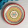 Largan Rishtan ceramics "Patterns", 32 cm, red