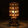 Lamp 16017/1 G4 20W gold 10.5x10.5x23.5 cm Risalux