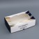 Gift folding box with a window, "real man", 25 x 15 x 7 cm