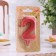 Candle in the Cake "Fine", number "2", red metallic, 6.5 cm