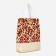 Household bag without fastening, brown color