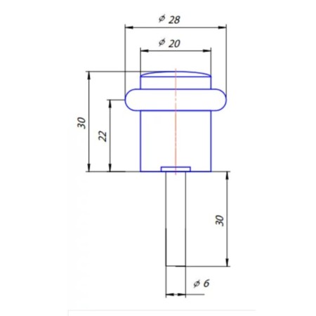 DS-0013-nis door limiter DS-0013-nis, Mat.-1