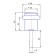 DS-0013-nis door limiter DS-0013-nis, Mat.