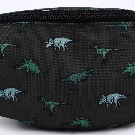 Bag belt dinosaurs, 32x8x15 cm, lightning department, green color-3