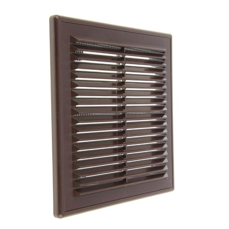 Ventilation grate Era 2121 r, 208x208 mm, brown color-1
