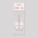 Scissors manicure, straight, narrow, 9 cm, silver color