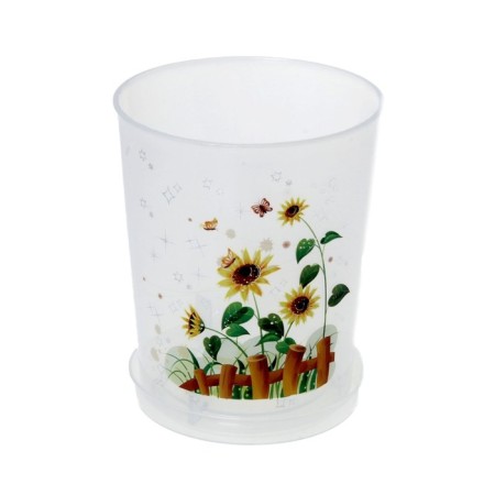 Pot for orchids with a pallet, 1.2 l, color mix-7
