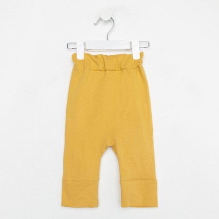 Pants for children, color mustard, height 62