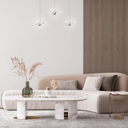 Bayerlux "Butterfly" LED 18W 3000-6000K gold 20x15x4 cm-10