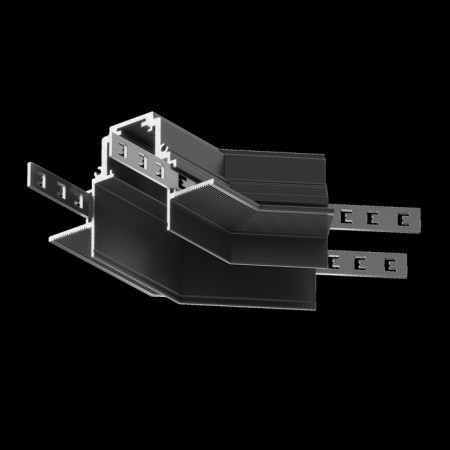 Angle-connector 135 ° Gravity built-in, black-4