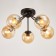 Chandelier 6591172/5 E27 40W Black 54x54x28 cm Bayerlux