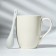 Ceramic mug with a spoon "Grandma", 310 ml, white color