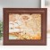 Key closed "map" 26.5x31.5 cm nut