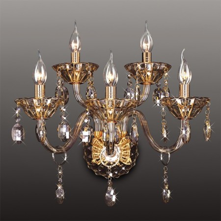 Bra Cleopatra 5x60W E14, gold 46x46x54 cm