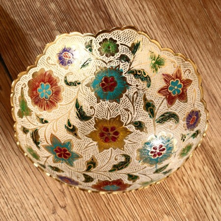 Brass Brass "Leonia" 16.5x16.5x6 cm-1
