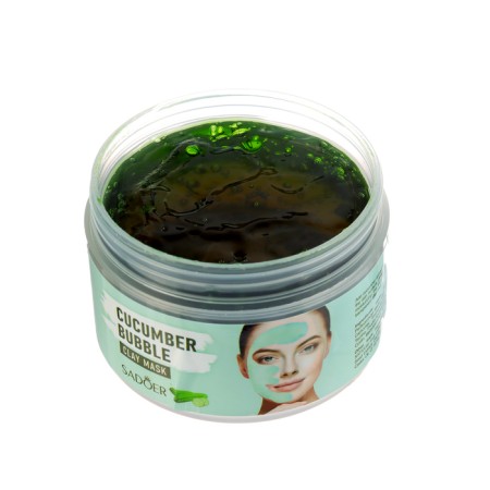 Bubble green face mask, oxygen with cucumber, deep cleansing and moisturizing, 100 g-2