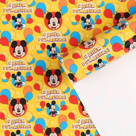 Packaging paper, 70x100 cm, Mickey Mouse-3