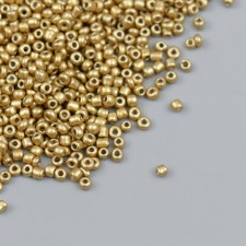 Бисер стекло 12/0 "Бронза" металлик 450 гр