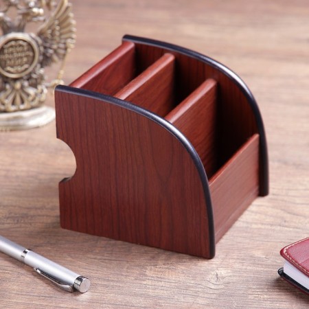 Organizer 3 sections, Series Zebrano with Kant Dark, 11*13cm-2