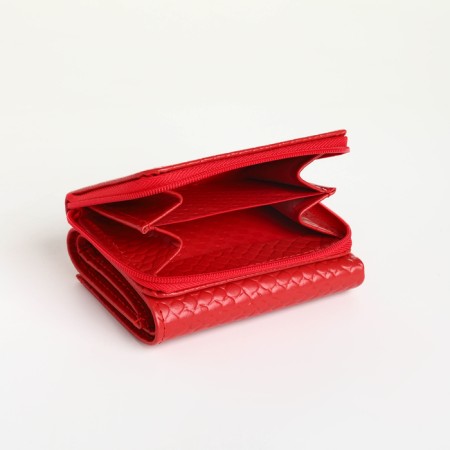 Women's wallet with lightning, red color-3