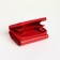 Women's wallet with lightning, red color