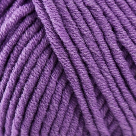 Yarn "Jeans Plus" 55% cotton, 45% acrylic 160m/100g (72 violet)-2