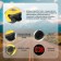 The helmet open with two visors, size M (57-58), model-BLD-708E, yellow glossy