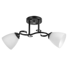 Chandelier Assami 2HE27 40W Black 30x17x16 cm Bayerlux