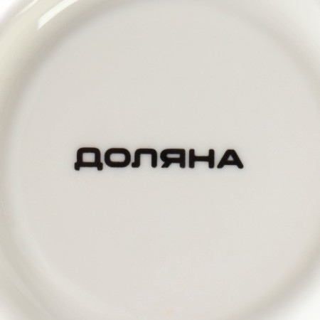 Set of ceramic tea shade "Russian pattern", 4 items: 2 cups 210 ml, 2 saucers, color colorful color-7
