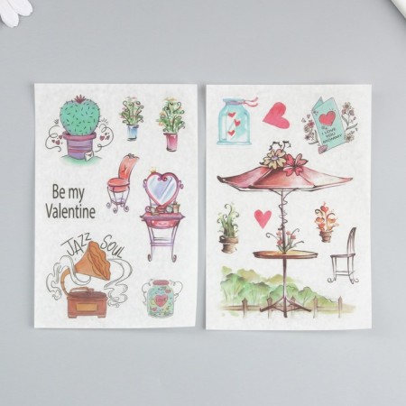 Stick Paper "Summer Day" set of 6 sheets 18.6x10 cm-1