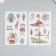 Stick Paper "Summer Day" set of 6 sheets 18.6x10 cm