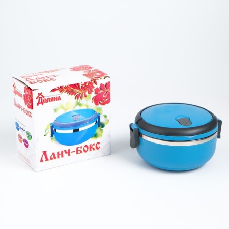 Lunch box with diet departments, food container "Dolyana", 500 ml, 8 x 17 cm, mix-1