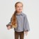 Children's shirt Minaku: Cotton Collection Color Gray, river 116