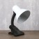 Table lamp E27, with off. On the clamp (220V) white 26x13x11 Risalux