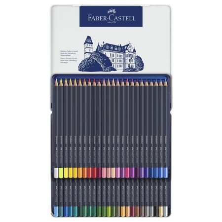 Artistic pencils Faber-Castell 48 colors, in a metal box-2