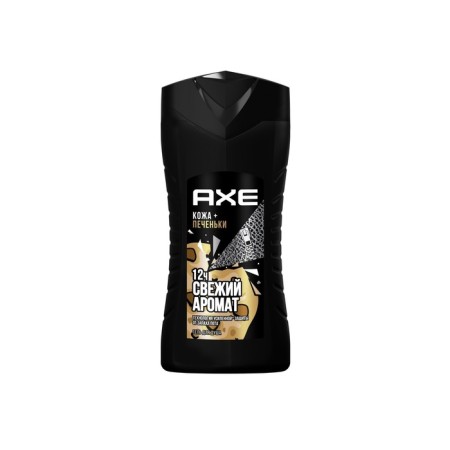 Shower gel Ax "leather and cookies", 250 ml