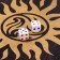 Wooden backgammon large, board game, 48 x 48 cm, chip D-2.4 cm, h-0.9 cm