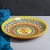 Largan Rishtan ceramics "Patterns", 32 cm, yellow