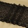Lace elastic fabric, 220 mm × 2.7 ± 0.5 m, black color