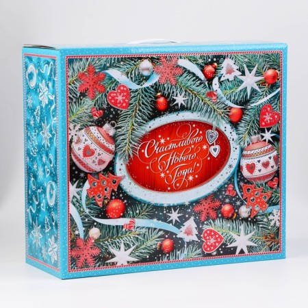 Box Gift New Year Big Box 34 x30 x 14 cm-1