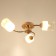 Estel chandelier 3he27 40W white-gold 60x60x23 cm Bayerlux